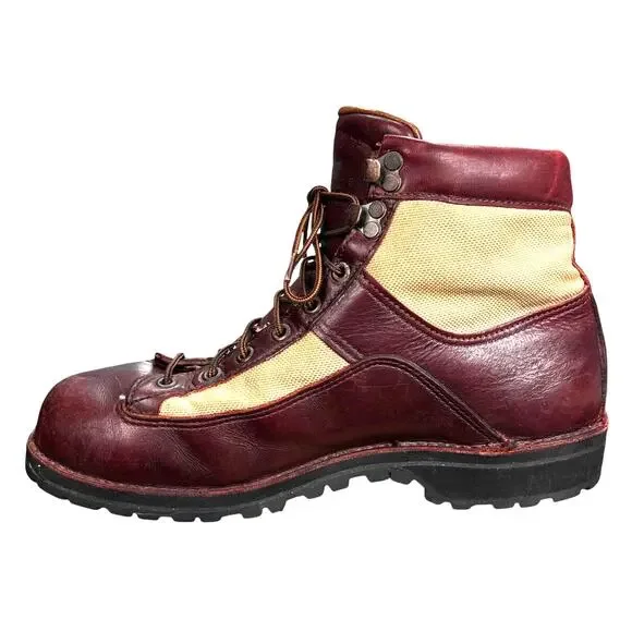 Vintage Rare Danner X Eddie Bauer 1985 Light Red Hiking Boots Size 10.5 EE - Picture 2 of 12